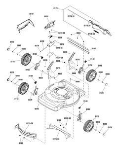 Part Location Diagram of 7300854BNYP Murray Baffle, Rear, 22" Deck